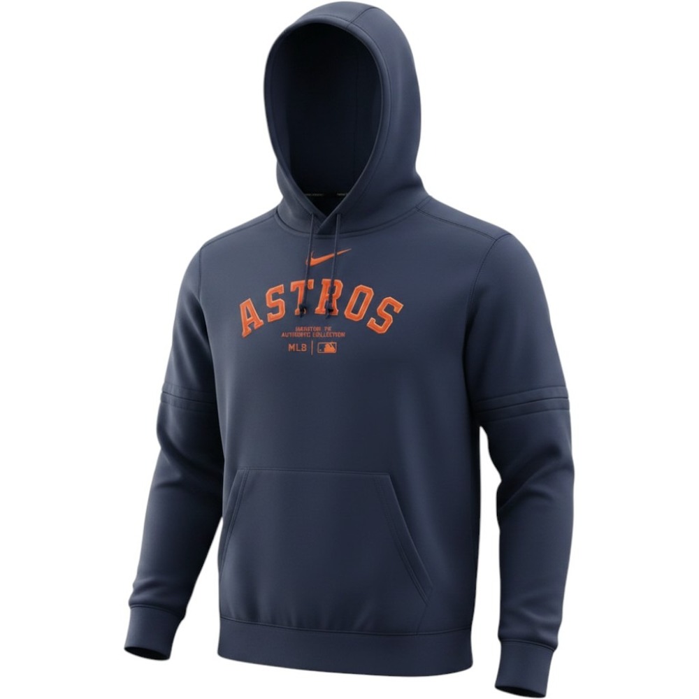 Nike Houston Astros Hoodie Mens Medium Navy Therma-FIT MLB Authentic Collection